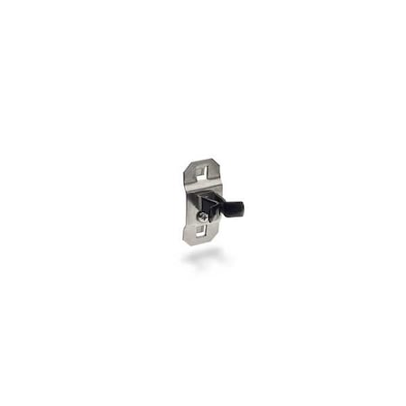 1/4 In. to 1/2 In. Hold Range Vinyl-Dipped Stainless Steel Extended Spring Clip for SS LocBoard, PK3 MPN:V63105