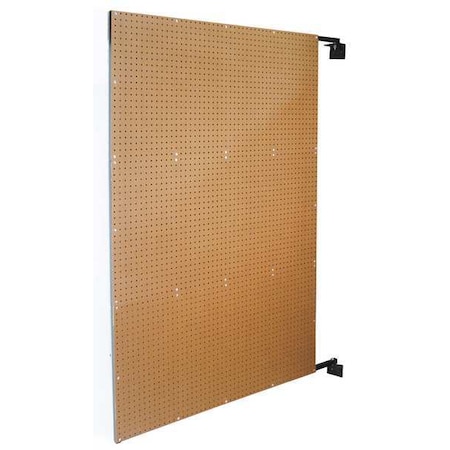 48 In. W x 72 In. H x 1-1/2 In. D Wall Mount Double-Sided Swing Panel Pegboard MPN:W1