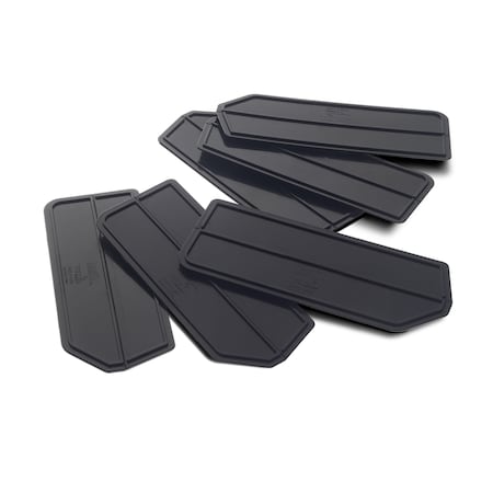 ABS Bin Dividers for 3-220 Bins, Plastic, Black, 6 PK MPN:4-220