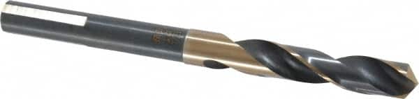Reduced Shank Drill Bit: 17/32'' Dia, 1/2'' Shank Dia, 118 0, High Speed Steel MPN:094134