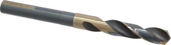 Reduced Shank Drill Bit: 35/64'' Dia, 1/2'' Shank Dia, 118 0, High Speed Steel MPN:094135