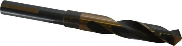 Reduced Shank Drill Bit: 39/64'' Dia, 1/2'' Shank Dia, 118 0, High Speed Steel MPN:094139