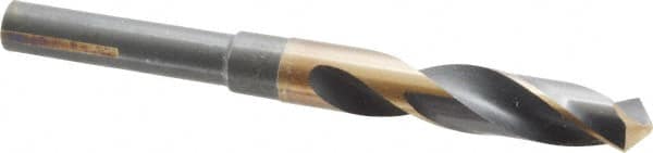 Reduced Shank Drill Bit: 5/8'' Dia, 1/2'' Shank Dia, 118 0, High Speed Steel MPN:094140