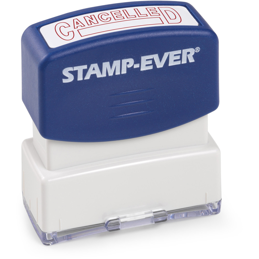 Trodat Pre-inked CANCELED Message Stamp - Message Stamp - CANCELLED - 0.56in Impressionx 1.69in Impression - 50000 Impression(s) - Red - TAA Compliant MPN:5942