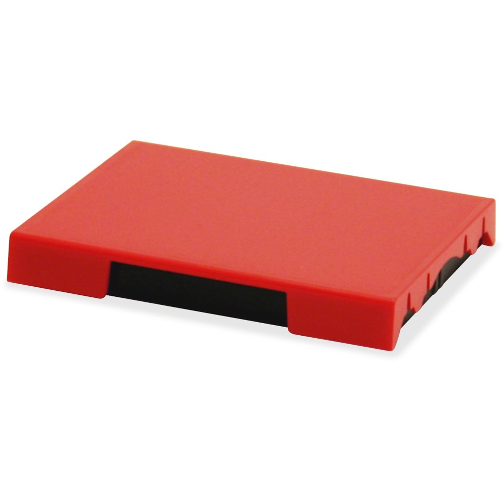 Trodat 4727 Dater Replacement Pad, 1.6inH x 2.5inW, Red, Plastic MPN:P4727RD