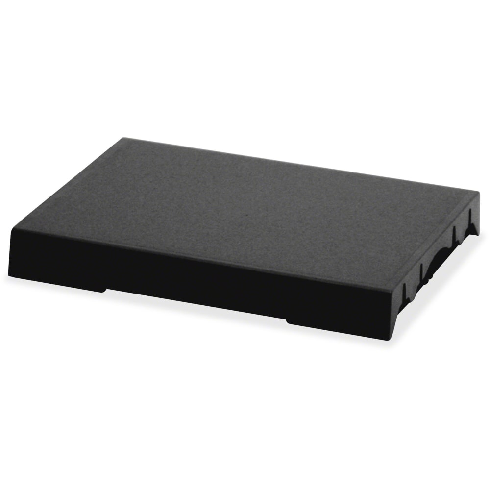 Trodat T4729 Dater Replacement Ink Pad - 1.6in Width x 2in Depth - Black Ink - Plastic - 1 Each MPN:P4729BK
