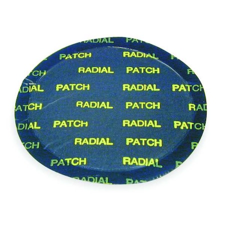 Lg Rnd Radial Tire Patch, 4-1/8 In L, PK10 MPN:14-140