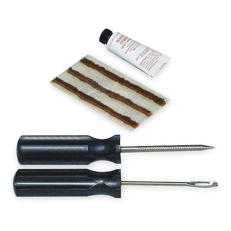 Tire Repair Kit, 3-3/16 In L, 3-3/16 In W MPN:15-163