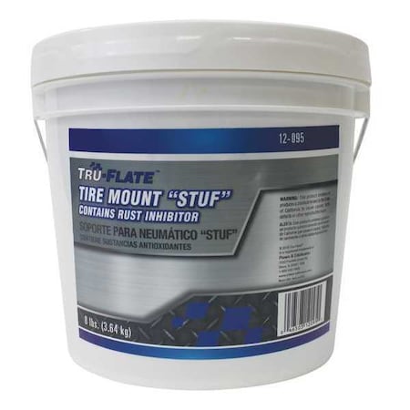 Tire Mounting Lubricant, Tub, 8 lbs, Tire Installation Lubricant, Leak Detection/Tire Mounting, Paste MPN:12-095