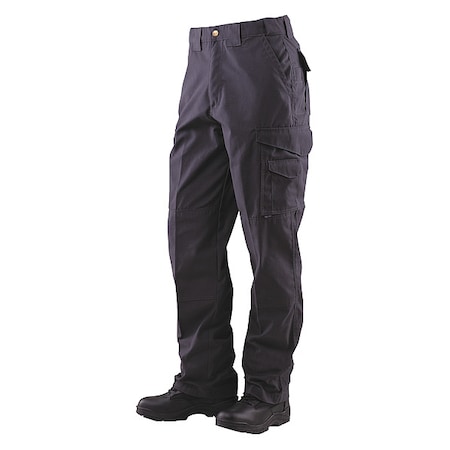 Men's Tactical Pants, 30 in, Black, 35% Cotton, 65% Polyester MPN:1062