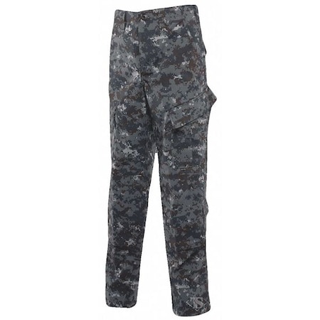 Men's Tactical Pants, L, Midnight Digital, 35% Cotton, 65% Polyester MPN:1312