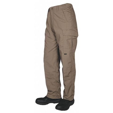 Men's Tactical Pants, 36 in, Coyote, 35% Cotton, 65% Polyester MPN:1422