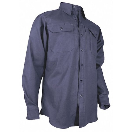 Men's Flame-Resistant Dress Shirt, 8.9 cal/sq cm, L, Cotton MPN:1440