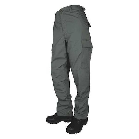 Men's Military Pants, 28, Olive Drab Green, 35% Cotton, 65% Polyester MPN:1830