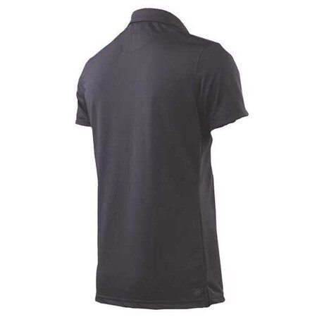 Women's Tactical Polo Shirt, 100% Polyester Jersey Knit, Button Front, 0 Pocket(s), Storm Gray, L MPN:4484