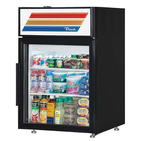 Countertop Glass Door Merchandiser MPN:GDM-05-HC-TSL01-BLK
