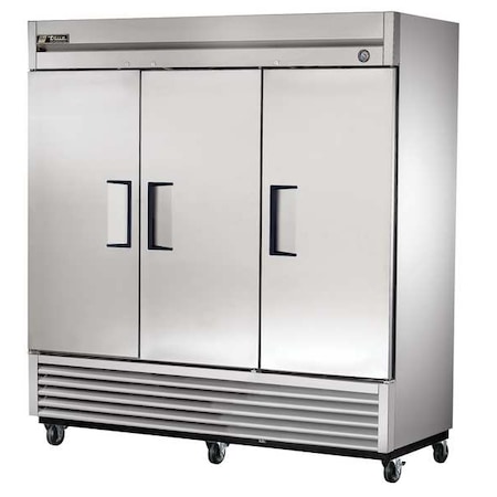 Commercial Refrigerator, 72 cu ft, Stainless Steel MPN:T-72-HC