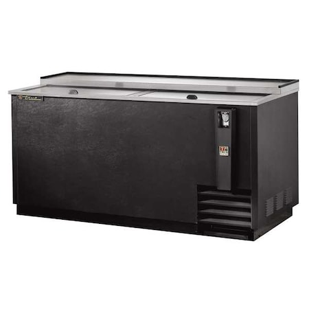 Commercial Bottle Cooler, Width 64-5/8 In Black MPN:TD-65-24-HC
