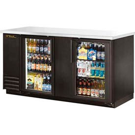 True® Back Bar Cooler 2 Section - 69-1/8