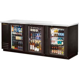 True® Back Bar Cooler 3 Section - 90-3/8