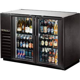 True® Back Bar Cooler 2 Section - 47-7/8