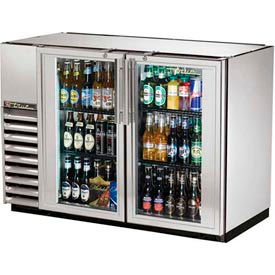 True® Back Bar Cooler 2 Section - 47-7/8
