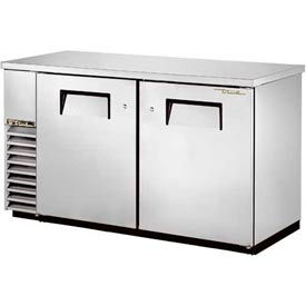 True® Back Bar Cooler 2 Section - 61-1/8