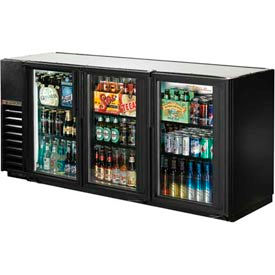 True® Back Bar Cooler 3 Section - 73-1/8