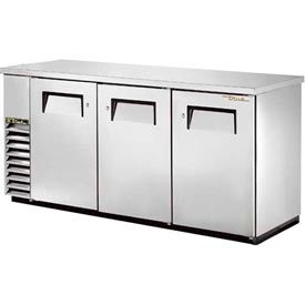 True® Back Bar Cooler 3 Section - 73-1/8