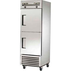 True® T-Series Refrigerator/Freezer Reach-In 1 Section Two Half Solid Swing Doors T-23DT-HC