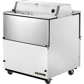 True® Mobile Milk Cooler 8 Crates Dual Sided - 34