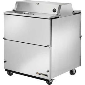 True® Mobile Milk Cooler 8 Crates Dual Sided 34