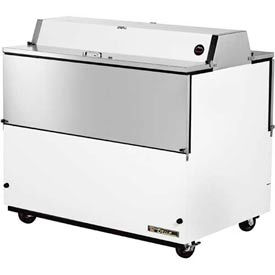 True® Mobile Milk Cooler 12 Crates Dual Sided - 49