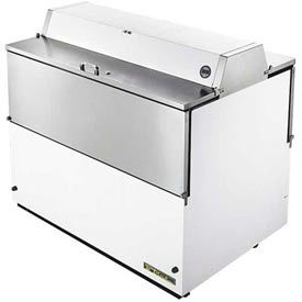True® Mobile Milk Cooler 12 Crates Dual Sided - 49