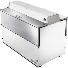 True® Mobile Milk Cooler 16 Crates Dual Sided - 58