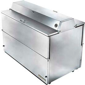 True® Mobile Milk Cooler 16 Crates Dual Sided - 58