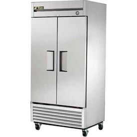 True® T-Series Reach-In Solid Swing Door Freezer 35 Cu. Ft. Stainless Steel Solid Doors T-35F-HC