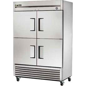 True® T-Series Reach In Refrigerator 49 Cu. Ft. Stainless Steel 4 Solid Doors T-49-4-HC