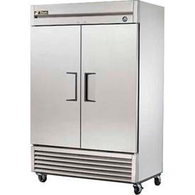 True® T-Series Reach In Refrigerator 49 Cu. Ft. Stainless Steel 2 Solid Doors T-49-HC