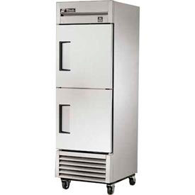 True® TS-Series Reach In Refrigerator 23 Cu. Ft. Stainless Steel 2 Solid Doors TS-23-2-HC