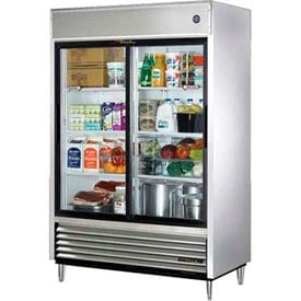 True® Reach In Refrigerator 47 Cu. Ft. Stainless Steel TSD-47G-HC-LD