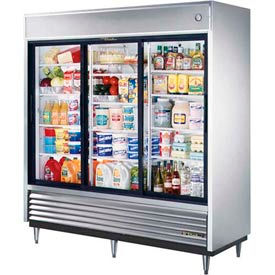 True® Reach In Refrigerator 69 Cu. Ft. Stainless Steel TSD-69G-LD
