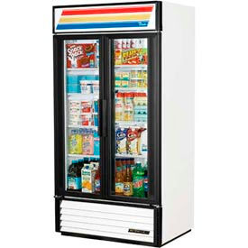 True® Refrigerated Merchandiser 2 Section - 39-1/2