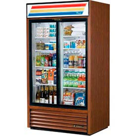 True® Refrigerated Merchandiser 2 Section - 43-1/2