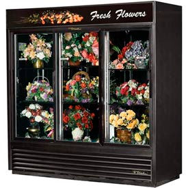 True® Floral Merchandiser 3 Section - 78-1/8