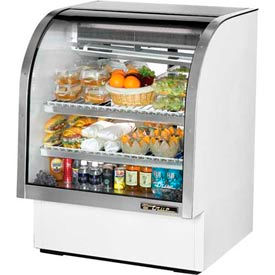True® Curved Glass Deli Case - 36-1/4