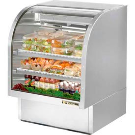 True® Curved Glass Deli Case - 36-1/4