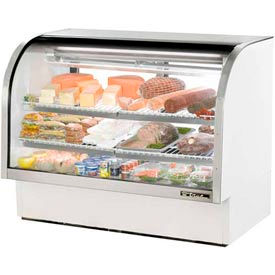 True® Curved Glass Deli Case - 60-1/4