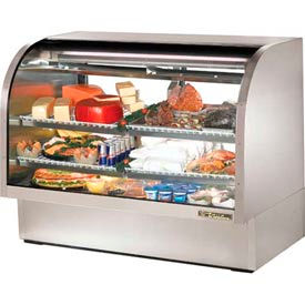 True® Curved Glass Deli Case - 60-1/4