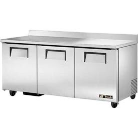 True® Work Top Refrigerator 3 Section - 72-3/8